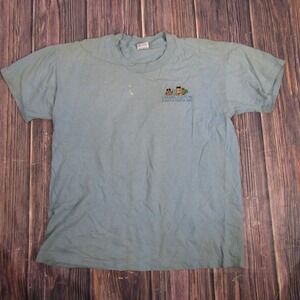 Vintage Charleston South Carolina Shirt Mens Large Embroidered Anvil USA 90s